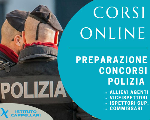 CORSI ONLINE PER I CONCORSI IN POLIZIA